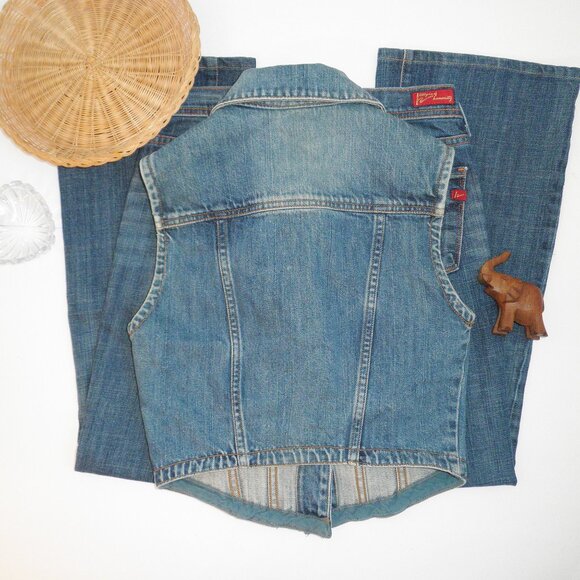 Vintage Cottagecore LUX 100% Cotton Vest Urban Outfitters 90's AlexaSunshine83 - Picture 2 of 8